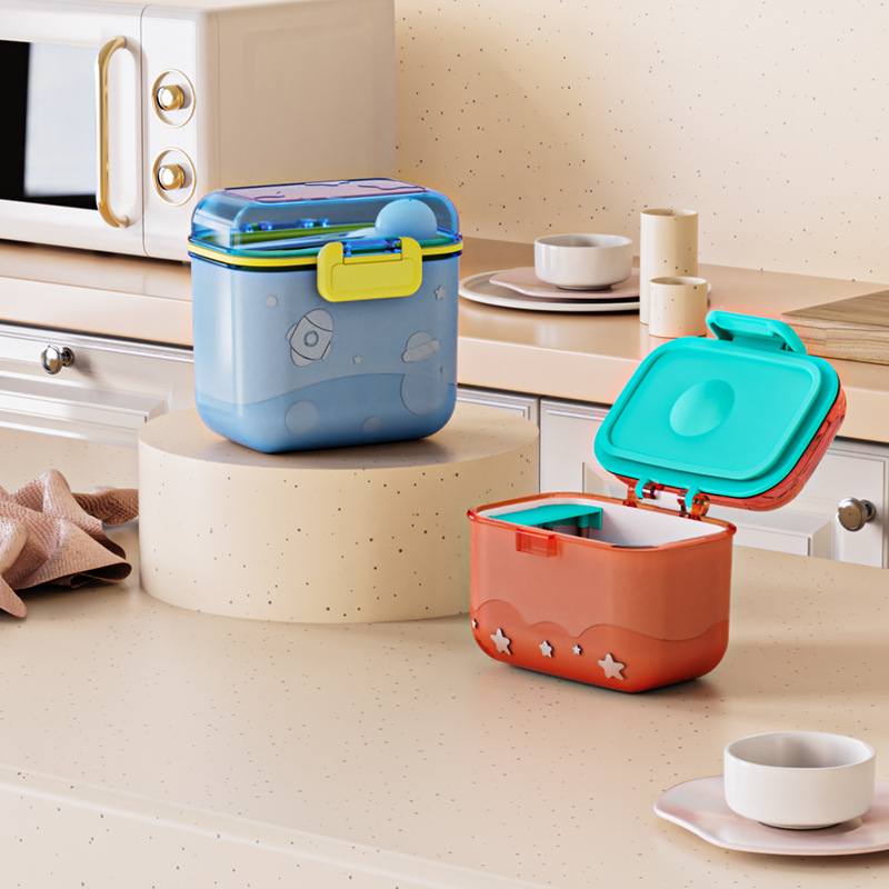 Baby Food Storage Jar - صندوق مسحوق الحليب كارتون روكيت، صندوق