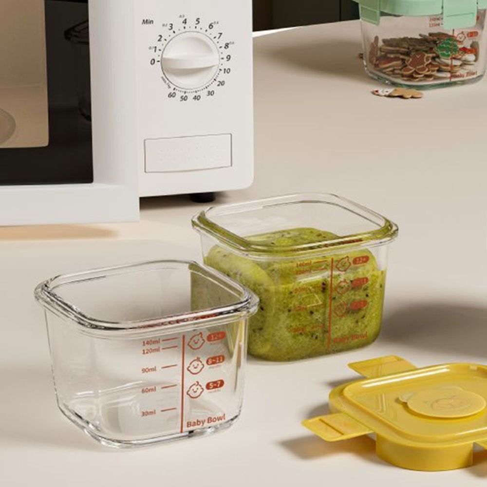 Baby Food Storage Jar - علبة تخزين طعام جديدة سعة 170