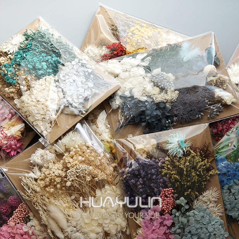 Baby Products Decoration - 1 حزمة النباتات الاصطناعية المجففة الزهور