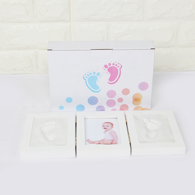 الوليد الطفل بصمة اليد و أقدام - مراجعة Baby Products Kit Set وسعره