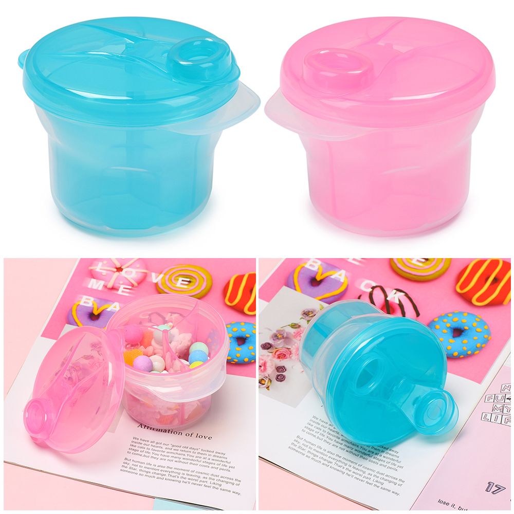 بی ملک پاؤڈر ڈسپنسر سنیک پاٹ ا - مراجعة Baby Food Storage Jar وسعره