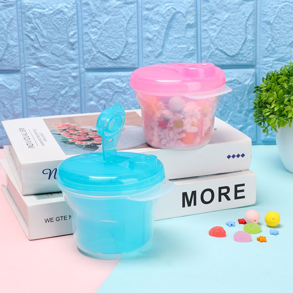بی ملک پاؤڈر ڈسپنسر سنیک پاٹ ا - مراجعة Baby Food Storage Jar وسعره