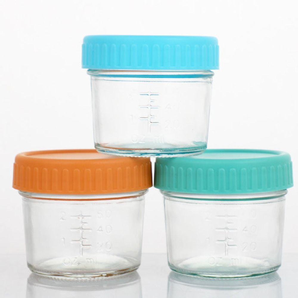 6 قطعة برطمان طعام للأطفال زجا - مراجعة Baby Food Storage Jar وسعره