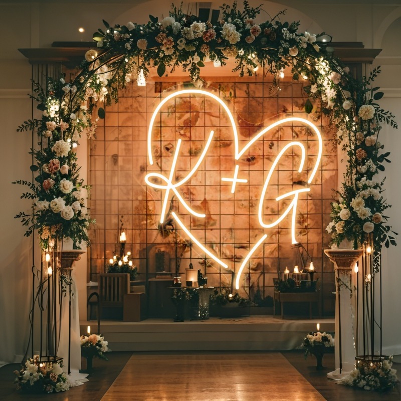 مخصص الأحرف الأولى القلب LED ا - مراجعة Baby Products Decoration وسعره