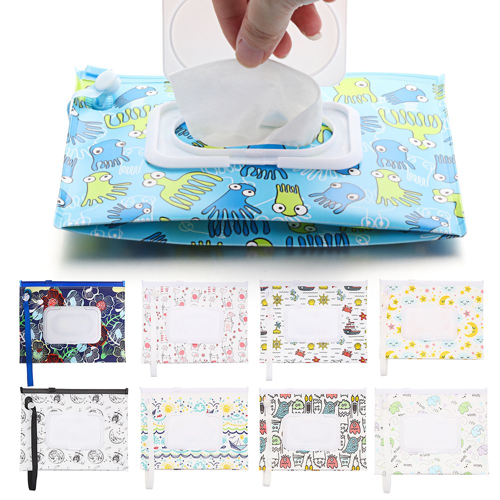 حقيبة مناديل مبللة محمولة بغطا - مراجعة Baby Products Carry Bag وسعره