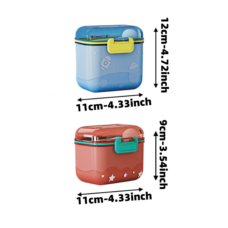 صندوق مسحوق الحليب كارتون روكي - مراجعة Baby Food Storage Jar وسعره